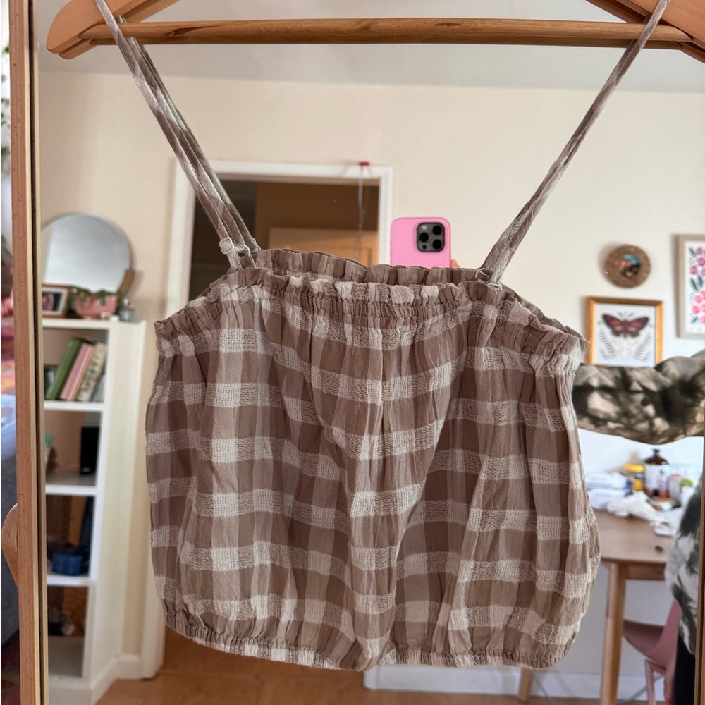 Aerie Gingham top